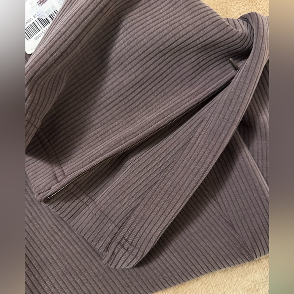 Ribbed Softstreme Zip-Leg HR Crop 25" espresso - Picture 4 of 4